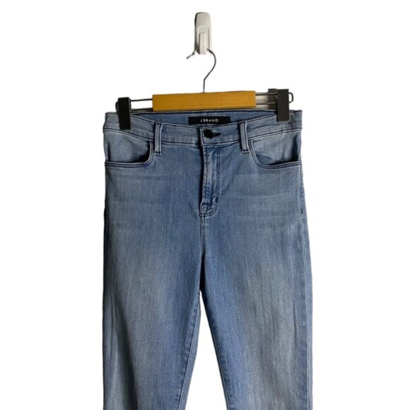 J Brand Women's Light Wash Maria High Waisted Skinny Denim Jeans - Picture 2 of 8